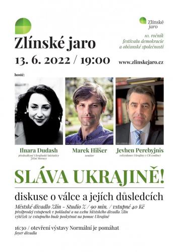10. ročník, Zlínské jaro 2022: Sláva Ukrajině!