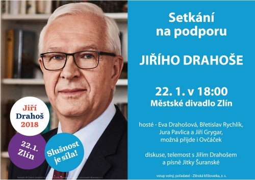Setkání na podporu Jiřího Drahoše